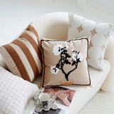 Housse de Coussin Texturé Orange