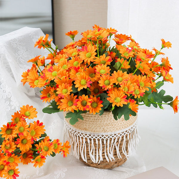 Fleurs Artificielles Orange - MaChambreAesthetic