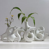 Vase Blanc Moderne - MaChambreAesthetic