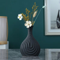 Vase Céramique Noir - MaChambreAesthetic